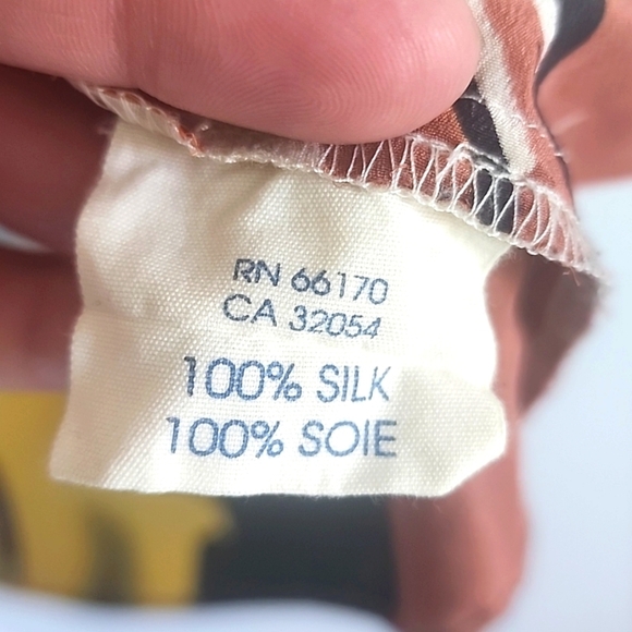 Anthropologie Silk Floral Blouse With Lace Details Size 4 - Picture 8 of 9